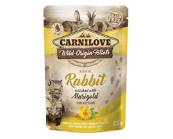Carnilove Cat Pouch Rabbit with Marigold Kitten - 85 gram