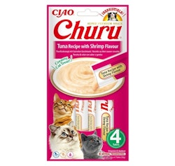Churu Cat With Tuna & Shrimp - 4 stycken