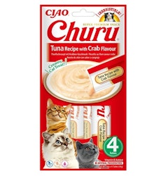 Churu Cat Tuna & Crab - 4 stycken