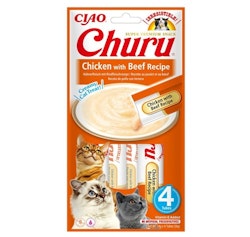 Churu Cat Chicken & Beef - 4 st
