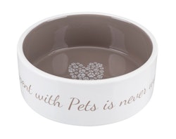 Pet's Home Keramikskål - Cream - 0.3 l
