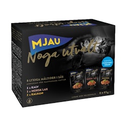 Mjau Noga utvalt bitar i sås multibox