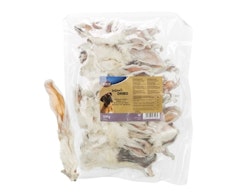 Kaninöron med päls - 1 kg