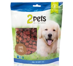 2pets Dogsnack Lamb Cubes - 400 g