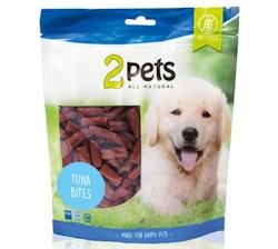 2pets Dogsnack Tuna Bites - 400 g