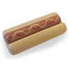 Hot dog/Korv med bröd i trä