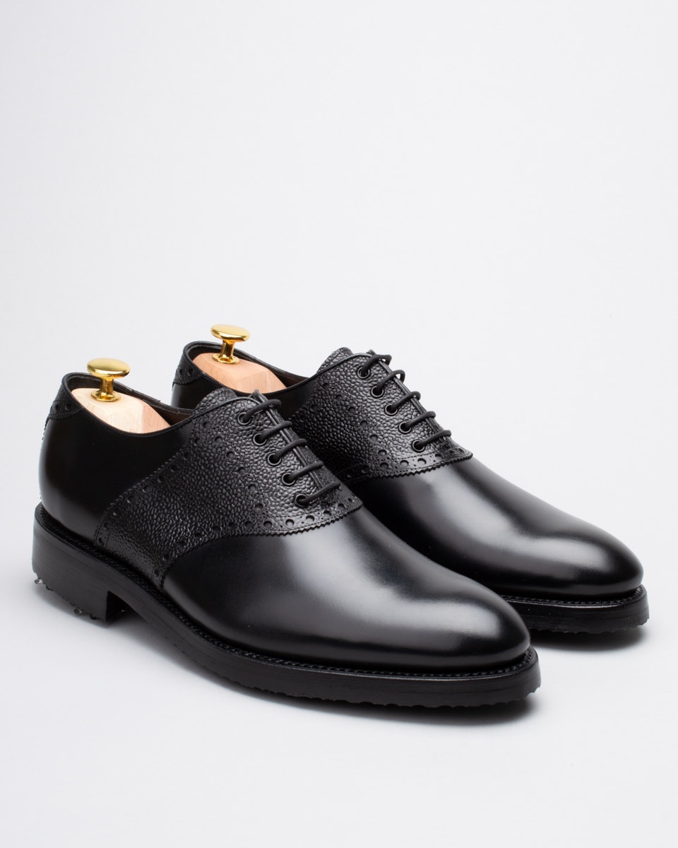 Premier-Black Calf/Black Grain Calf