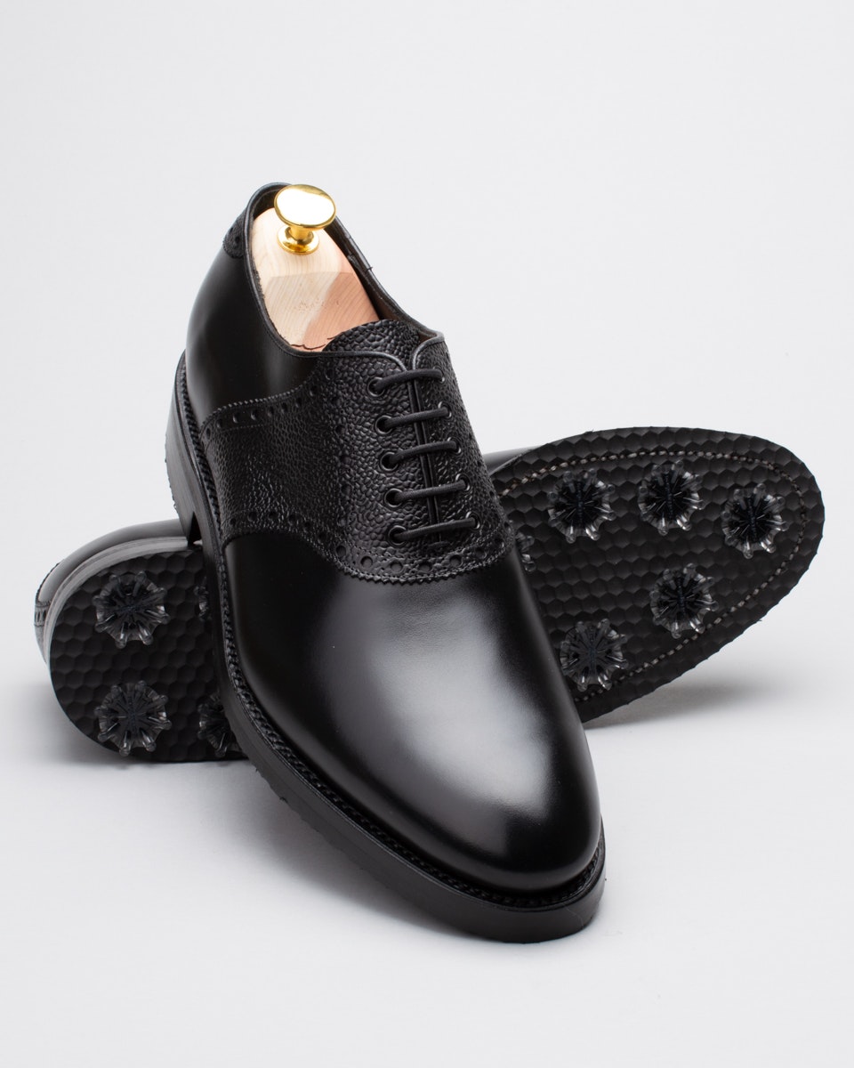 Premier-Black Calf/Black Grain Calf