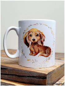 Kopp - Langhåret dachshund - Rød