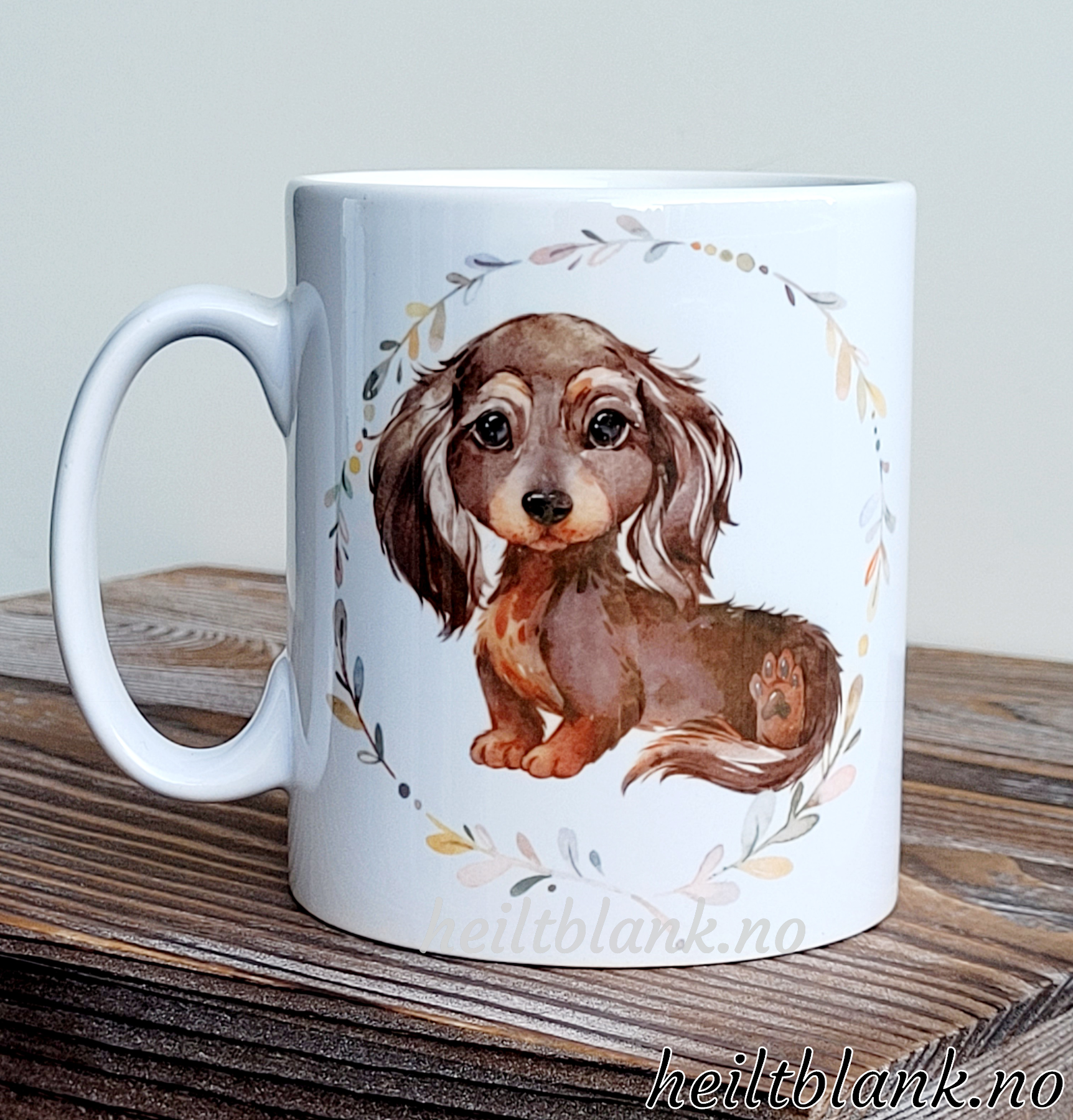 Kopp - Langhåret dachshund - brun og rød
