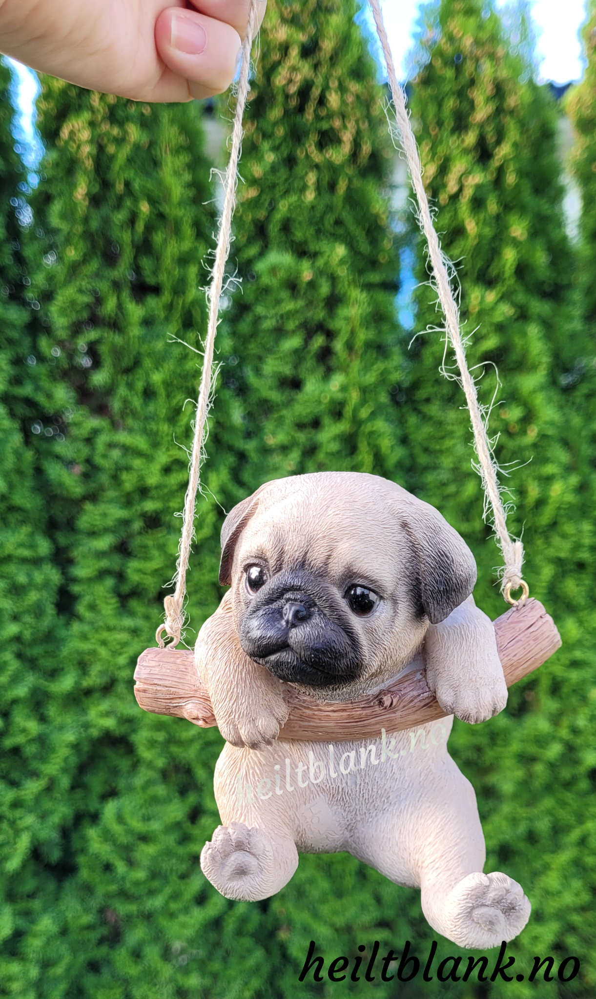Mops på huske