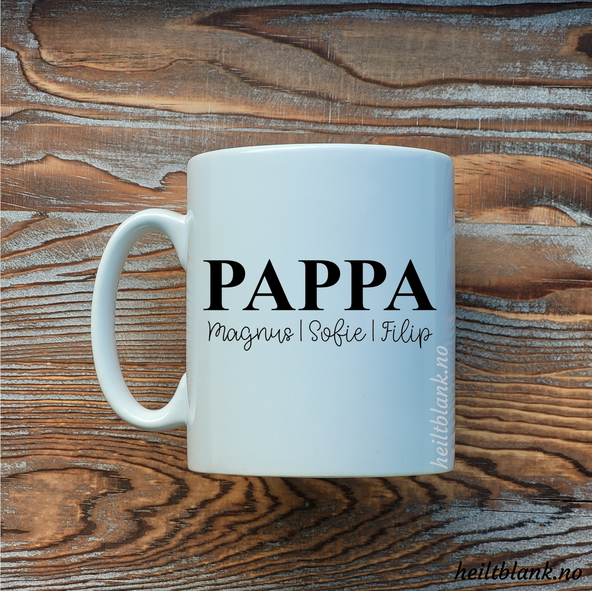 Personlig kopp til Pappa/Far - flere varianter