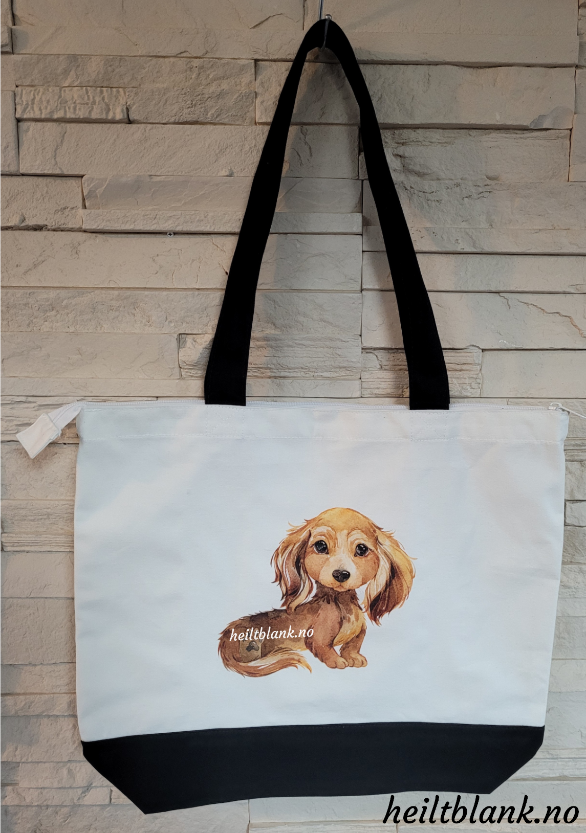 Dachshund veske - rød langhår