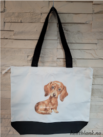Dachshund veske - rød korthår