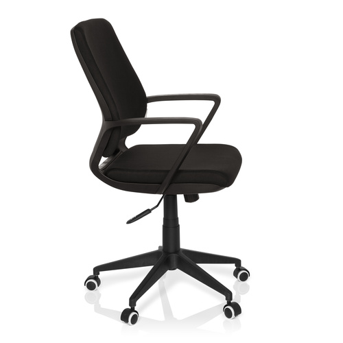 Skrivbordsstol, Lineer - Svart skal & svart klädsel