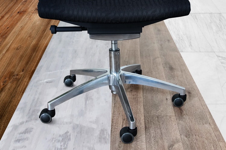 5-pack stolshjul för hårda golv ROLOS 11 mm / 50 mm - Skrivbordsstolshjul för hårda golv