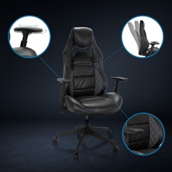 Spelstol, Imola Racing Chair - Svart