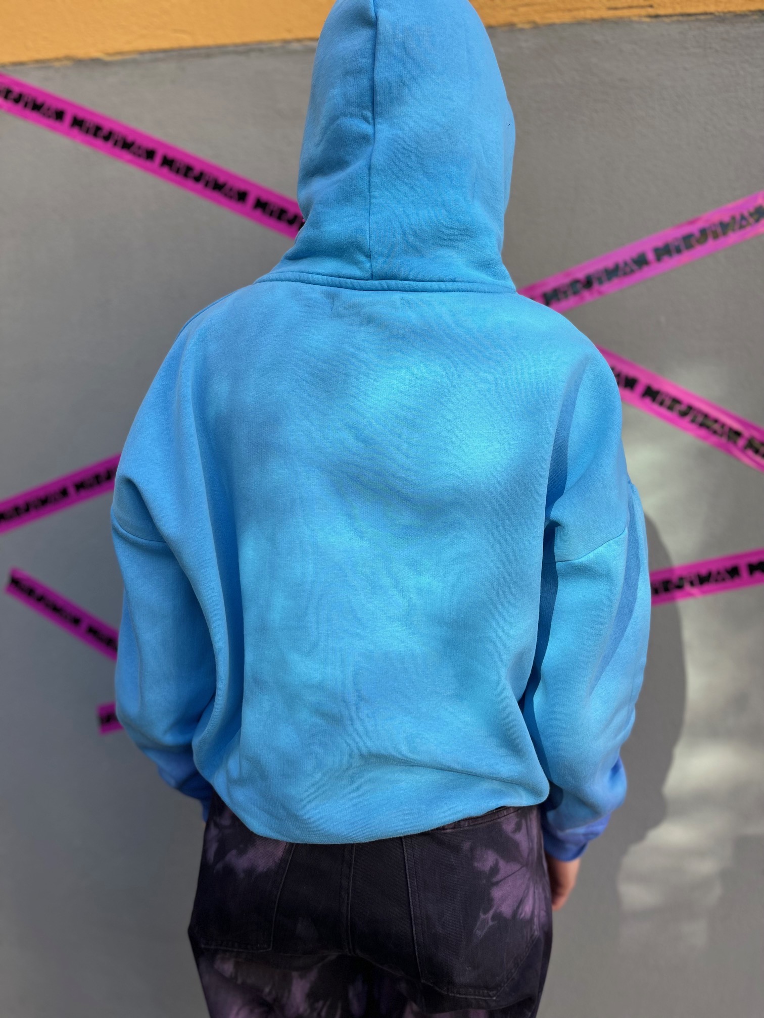 ∑∫ỹriȱŋ blue fade hoodie
