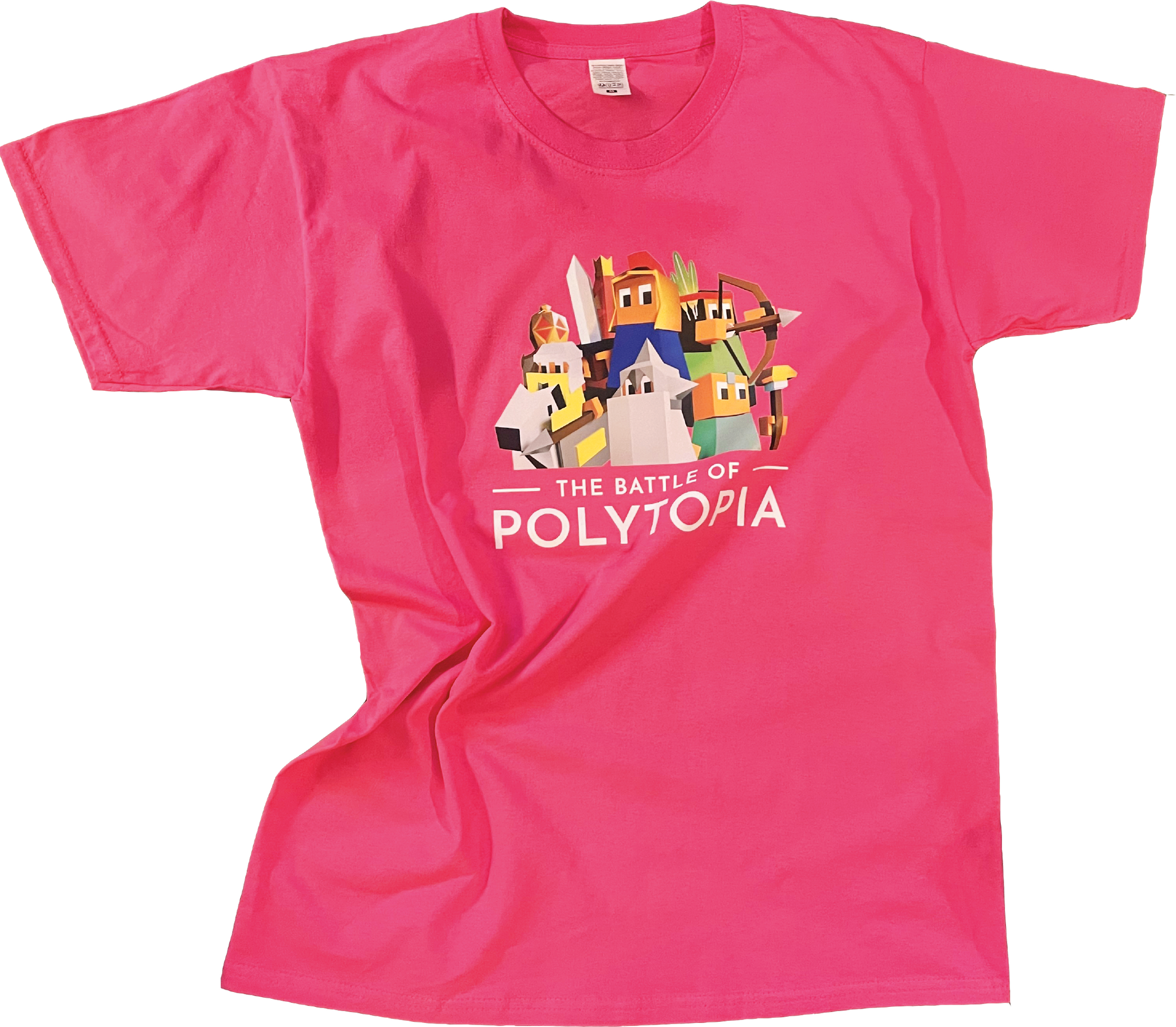 POLYTOPIA Official Tee pink