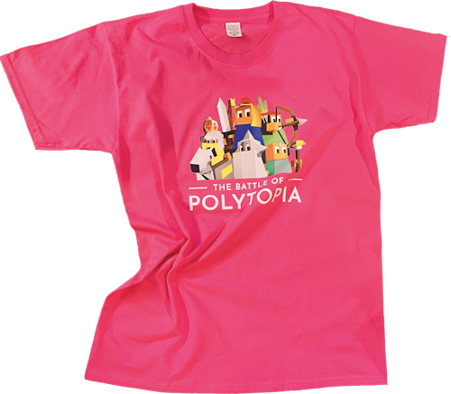 POLYTOPIA Official Tee pink