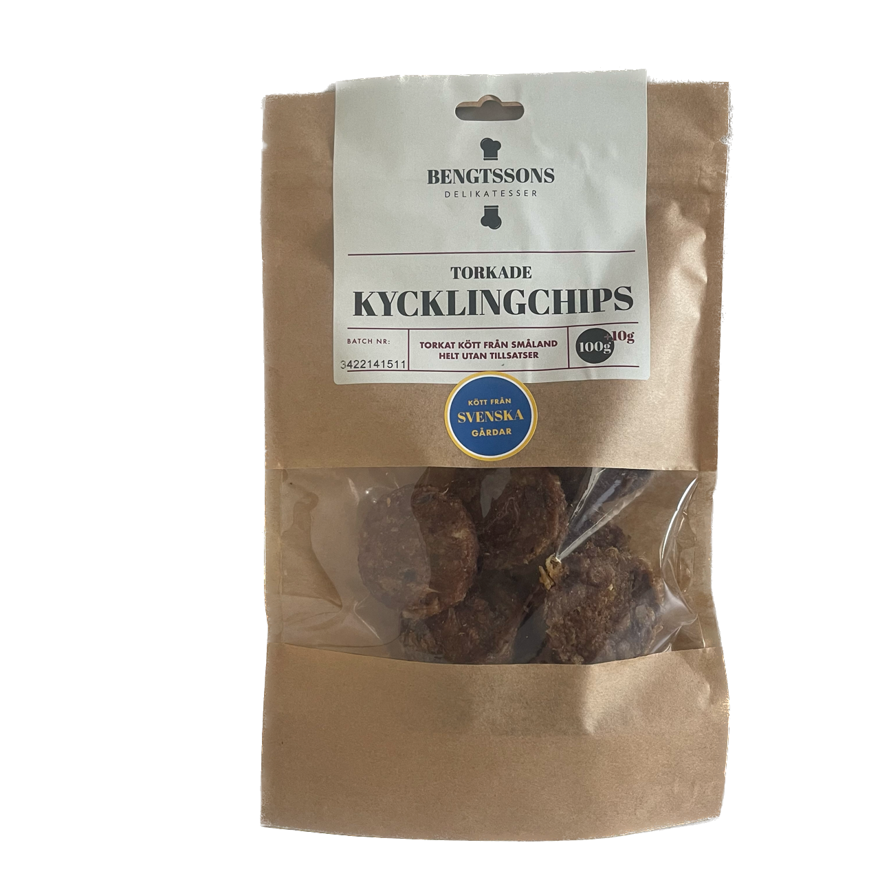 Storpack Hundgodis - Bengtssons Kycklingchips 1 kg