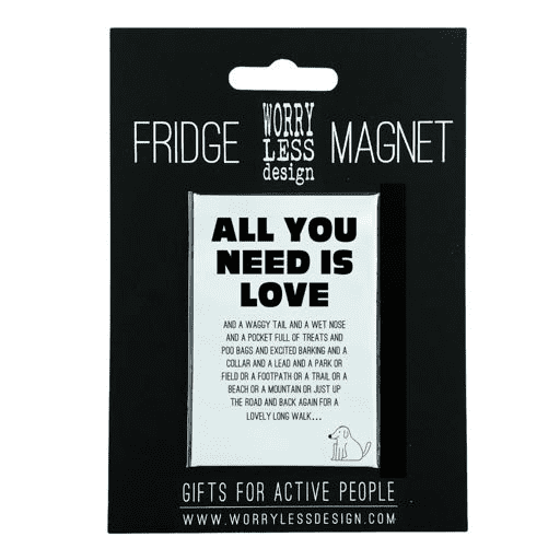 Kylskåpsmagnet "All you need is Love.."