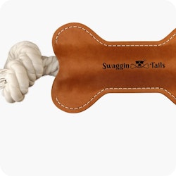 Swaggin Tails Läderben med Rep