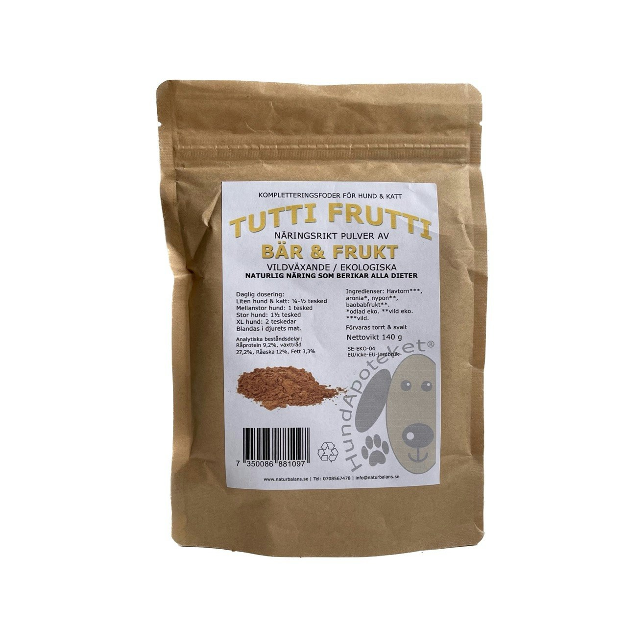 HundApoteket Tutti Frutti - Vitaminbomb