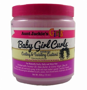 Aunt jackie's baby  girl curling & twisting custard 426g