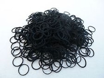 Elastic rubber band black(300pcs)