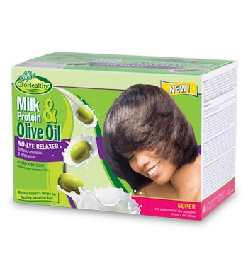 Sof N' free gro healthy milk protein & olive relaxer kit(Regular)