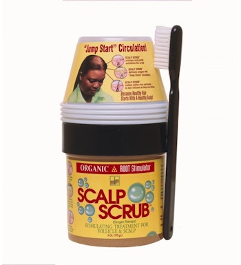 Organic root stimulator scalp scrub kit