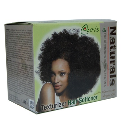 Curls & natural texturizer curl softener/relaxer kit