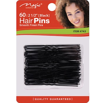 HAIR PINS . BLACK. 80CS