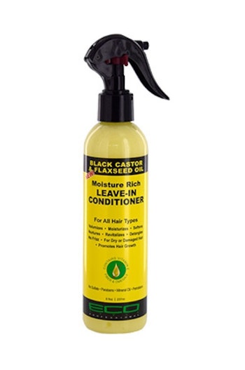 ECO STYLE BLACK CASTOR & FLAXSEED OIL LEAVE-IN CONDITIONER 236ML