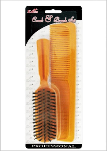 COMB & BRUSH SET(COLOURS ASSORTED)