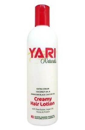 YARI NATURALS EXTRA VIRGIN COCONUT OIL & JAMAICAN BLACK CASTOR OIL  CREAM Y HAIR LOTION 375ML