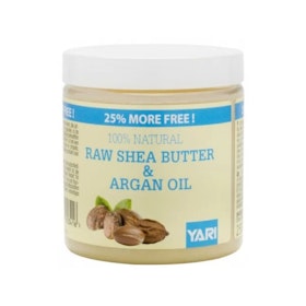 YARI 100% NATURAL  RAW SHEA BUTTER & ARGAN OIL 250ML