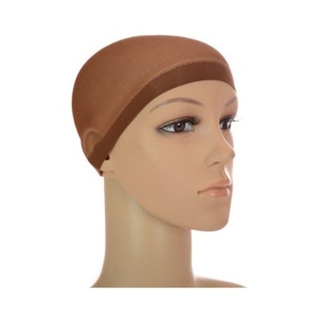 BROWN WIG CAP( 2PC )