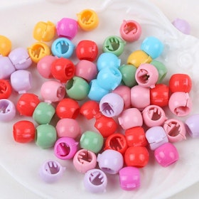 HAIR CLAW BEADS 100PCS