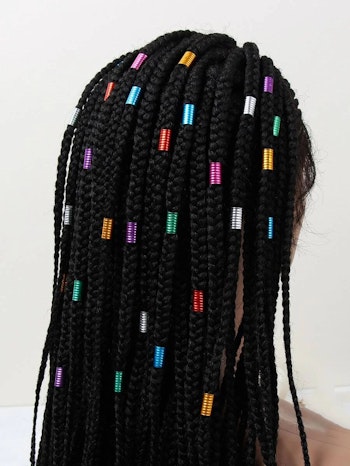 COLOURFUL HAIR RINGS(120 PCS)