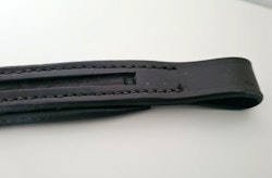 Brunt pannband med 6mm kanal, V-format, storlek shetland