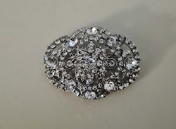 Ovalt smycke - silver