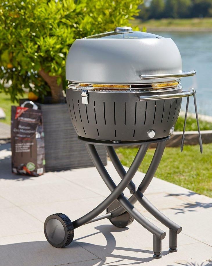 LotusGrill G 600 med lock - Lime Green