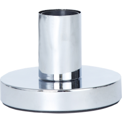 Lampfot E27 Glans krom