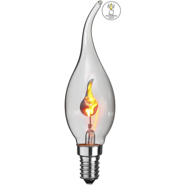Flammande lampa E14 - Homeglam