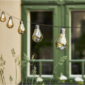 Ljusslinga Glow Rökfärgat glas