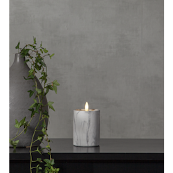 BLockljus Flamme Marble
