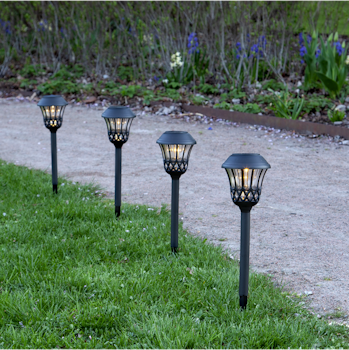 Solcellspollare 4-pack