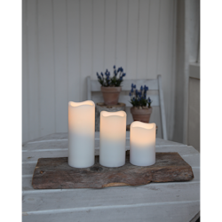 LED Blockljus 3-pack fjärrkontroll